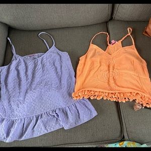 Lilly Pulitzer crop tank tops